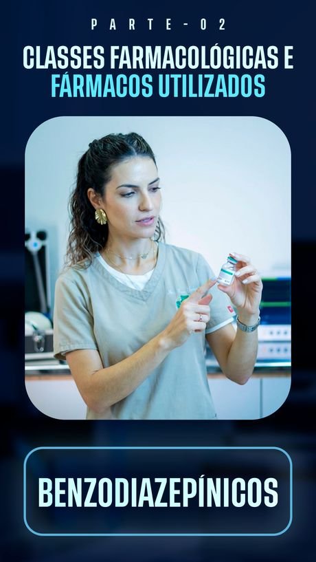 Aula sobre benzodiazepínicos na sedação veterinária